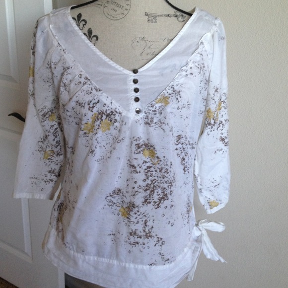 🎀SOLD🎀 @krissybon CK Peasant Blouse