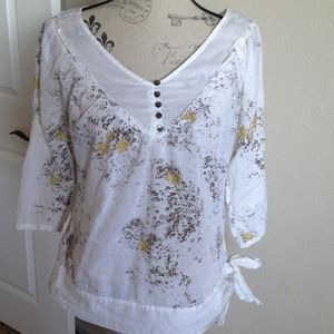🎀SOLD🎀 @krissybon CK Peasant Blouse