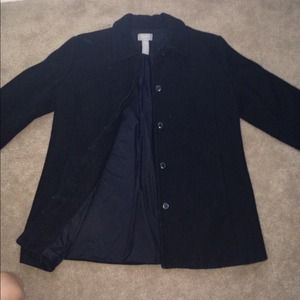 Black pea coat