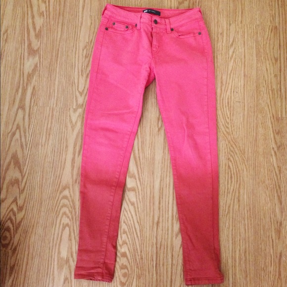 Levi's Pink Ombré Skinny Denim