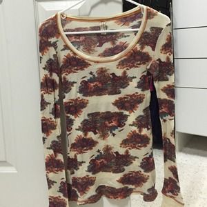 Free People thermal shirt size S/P