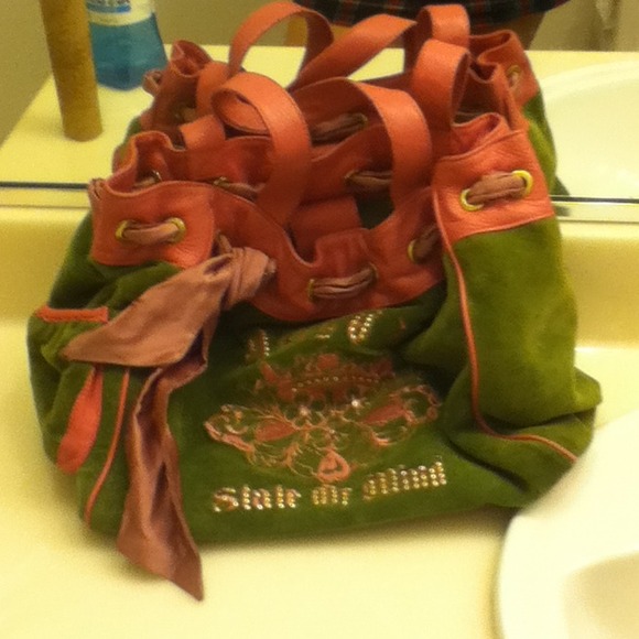 Juicy Coutore purse green /pink