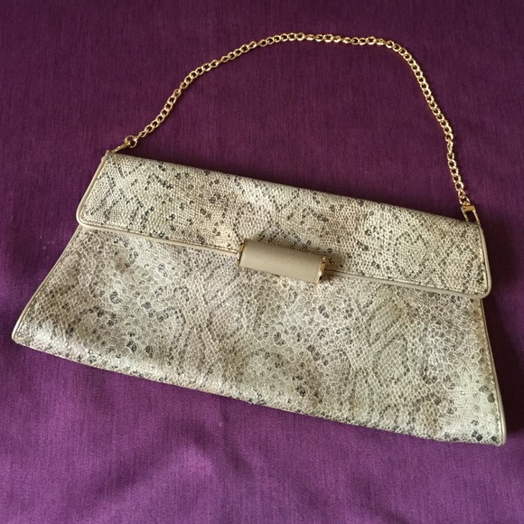 BCBG Gold Clutch