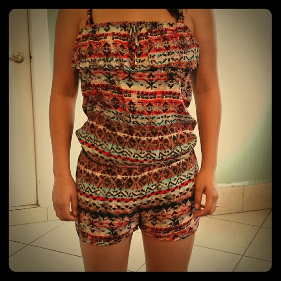 Cute tribal romper