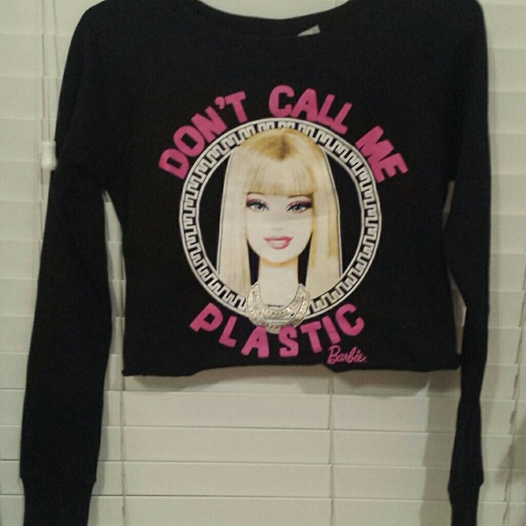 Black & pink Barbie sweater