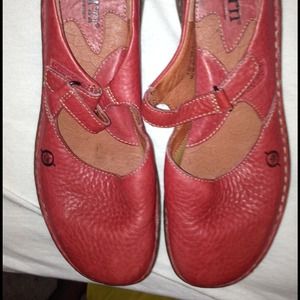 *reserved* red Mary Janes