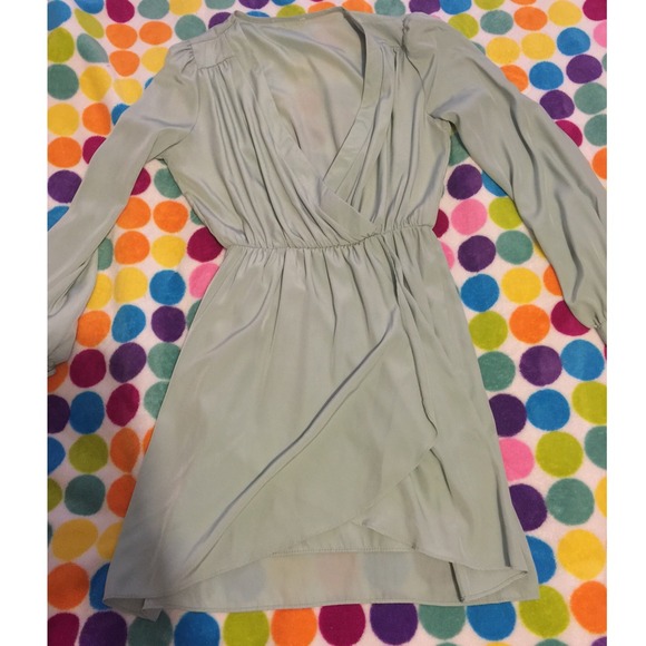 Mint green fit and flare dress from Lulus