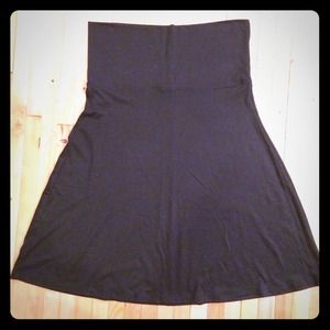 Black cotton jersey Old Navy skirt/dress size M