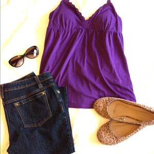 VS deep purple Tank Top