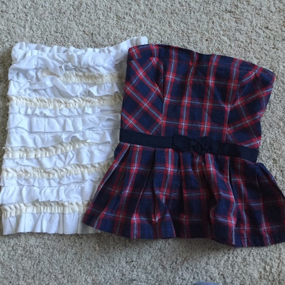 Bundle two Abercrombie tube tops shirts