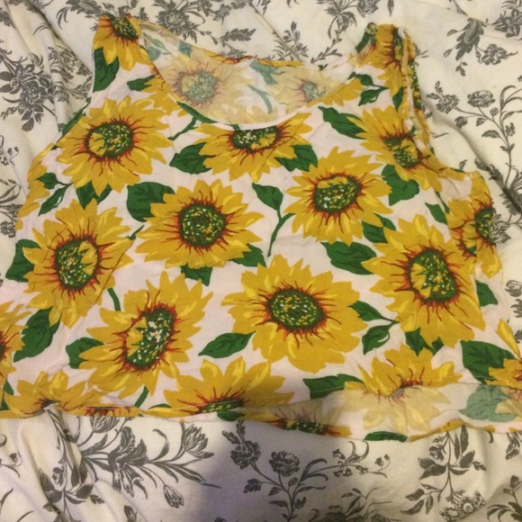 Sunflower Crop tank