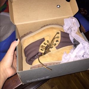 Brand new in box kids timberlands