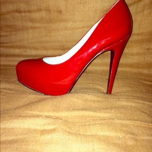Red Audrey Brooke high heels