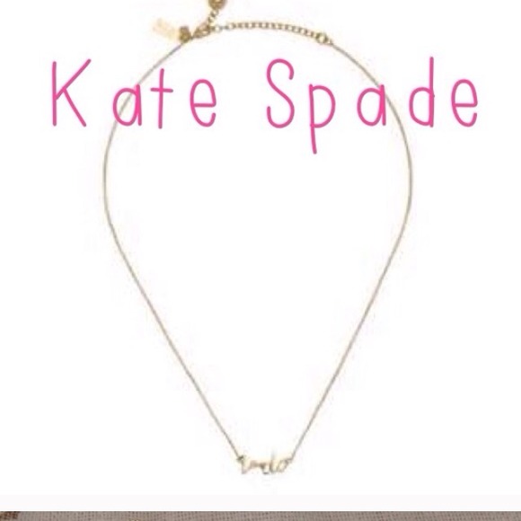 KateSpade "I do" necklace