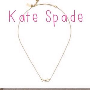 KateSpade "I do" necklace