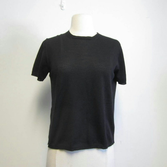 Prada black crew sweater