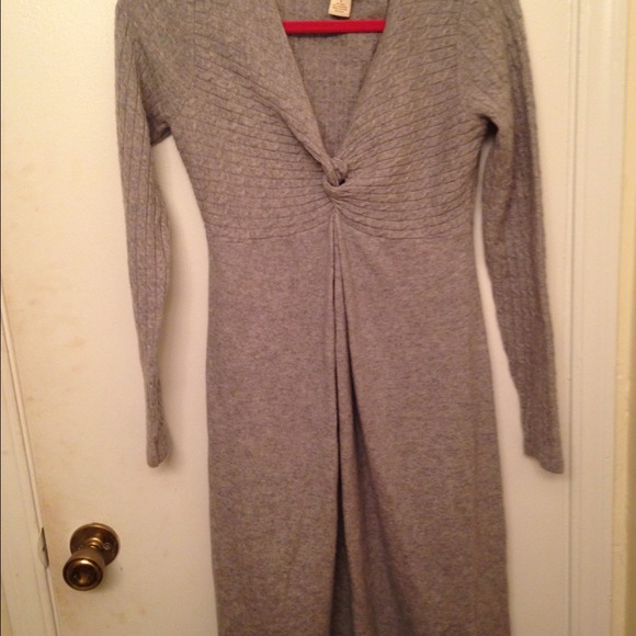 Cashmere sweater dress! So warm and adorable.