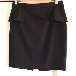 Black Peplum skirt from Express!