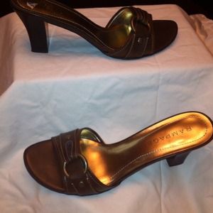 Women's brown summer sandals