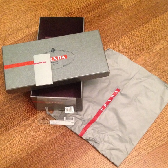 Prada box & drawstring dust bag