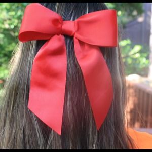Large Red Hair Bow