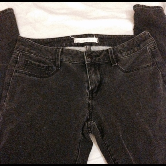 Bullhead black acid wash Jean leggings