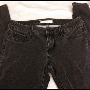 Bullhead black acid wash Jean leggings