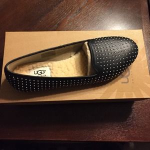 Ugg Alloway Black Studded Flat