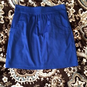 Blue cotton skirt!