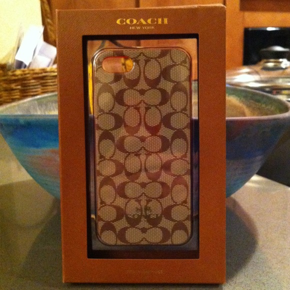 Coach Accessories - Coach 5/5S iPhone cover, NIB