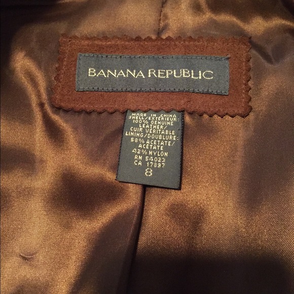 Banana Republic Suede Jacket Sz8 - Picture 2 of 3