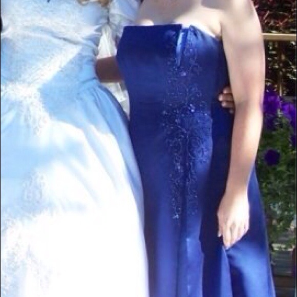 Blue Bridesmaids dress