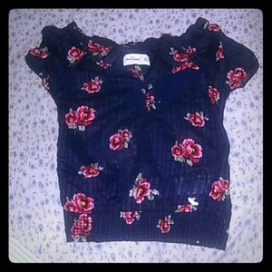 2 floral tops
