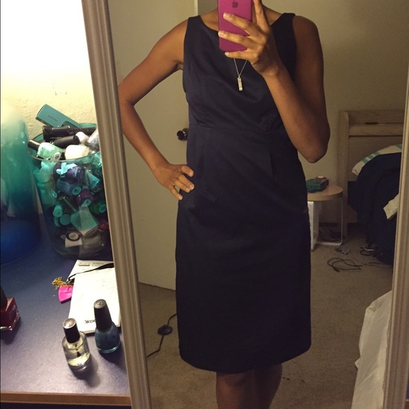 Merona (Target) navy shift dress