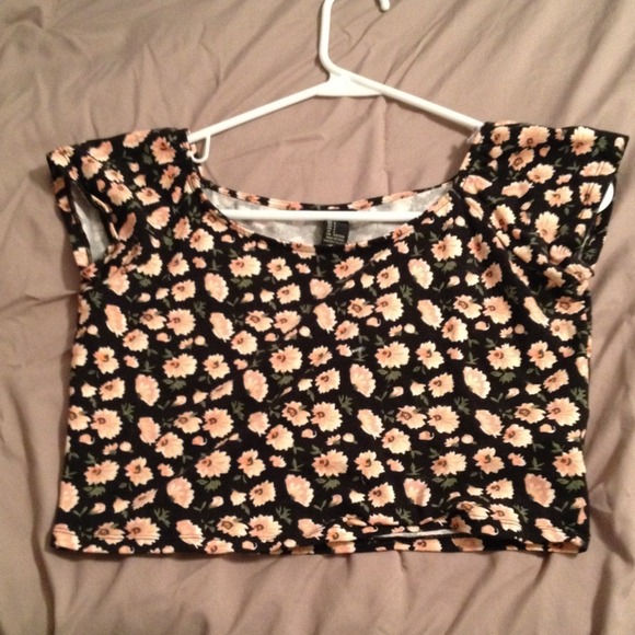 Floral crop top