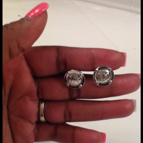 New silver MK inspired earrings