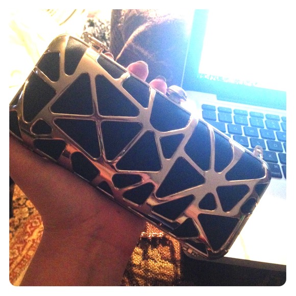 Small Clasp Lock Clutch