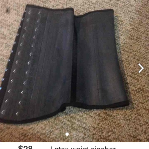 Latex waist cincher/trainer