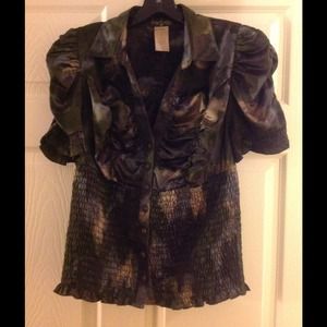 Baby Phat Camouflage Blouse