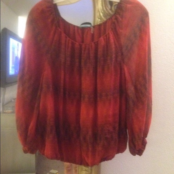 Alice and Olivia Pheasant Top - Picture 2 of 2