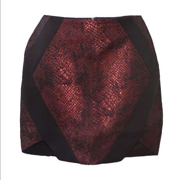 Wild Child Metallic Skirt