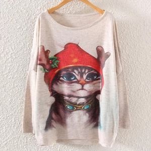 Kitty Christmas sweater