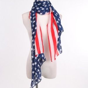 Patriotic scarf
