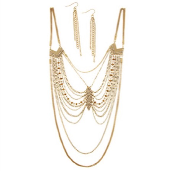 Maharajah Earring and Necklace Set