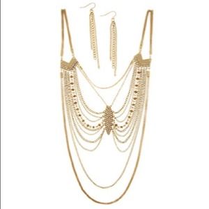 Maharajah Earring and Necklace Set