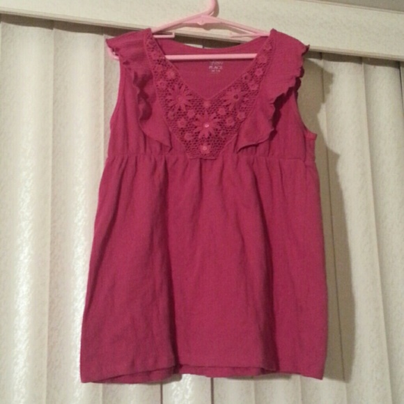 Girl's Children's Place Magenta Top - Picture 1 of 4