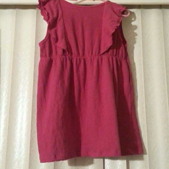 Girl's Children's Place Magenta Top - Picture 4 of 4