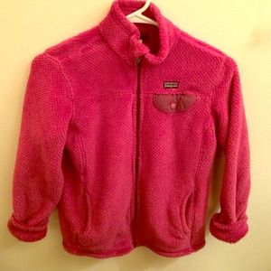 Cranberry Red Retool Patagonia Zip Up Fleece