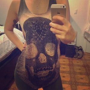 Skeleton tank top