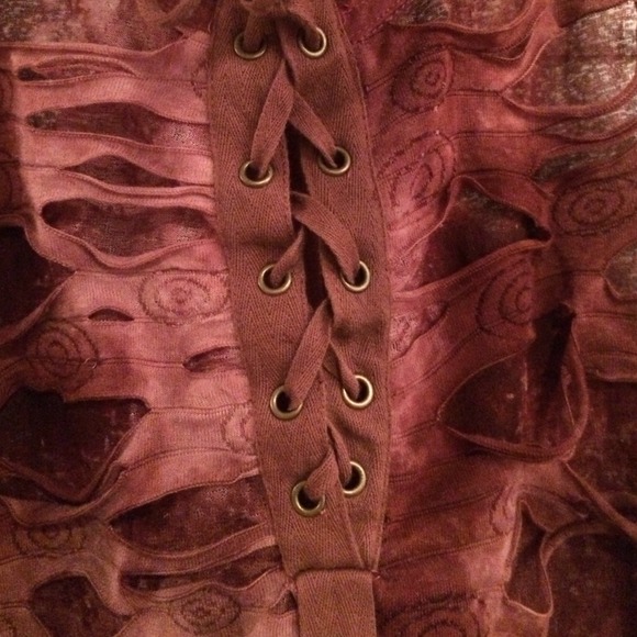 Earthy Brown  Burnout Tank - Picture 2 of 3
